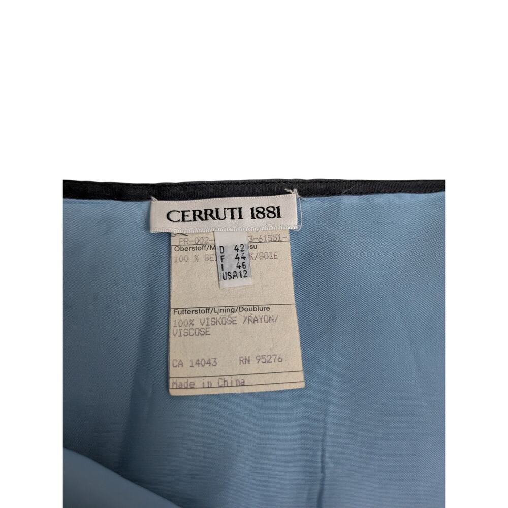 Cerruti 1881 Vintage Silk Skirt - Picture 6 of 13